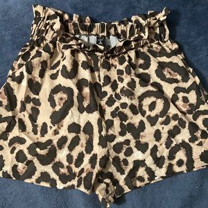 cheetah print shorts
